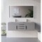 Castello Usa Thames 60-inch Gray Vanity Set with Gray Top and Chrome Handles CB-MC-60G-CHR-20146-GR - alternate 5